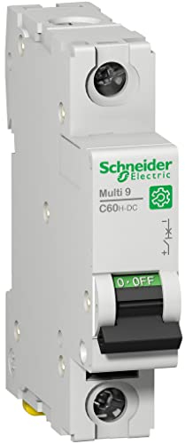 Schneider Electric C60H-DC MCB Leitungsschutzschalter Typ C, 1-polig 10A, Abschaltvermögen 10 kA Multi 9