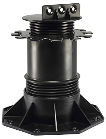 Terrassenlager - Stelzlager - ideal geeignet zum Höhenausgleich der Terrassen Unterkonstruktion (stufenlos höhenverstellbar von 140 bis 220 mm)