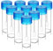 ULTECHNOVO Stool Cup Plastic Cup, 25-30ml Urine Sample/Specimen Bottle/Pot/Urine Sample Bottle with Screw Top Stool Container Test with Spoon Lid for Safe Pee, Stool