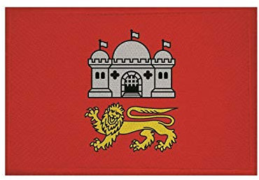 U24 Toppa con bandiera della Norvegia, 9 x 6 cm