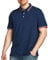 Jack & Jones Herren + Fit Polo Shirt JJEPAULOS Uni Sommer Hemd Kurz Arm Pique Cotton Big Size, Farben:Dunkelblau, Größe:3XL