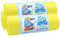 EFFENNE group - 45 Sacs poubelle transparents 55x65 cm avec poignées pour la collecte des déchets en intérieur - Sacs plastique pour poubelle de cuisine et de salle de bain.