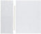 lyrlody Regiestuhlbezug, 1 Satz Regiestuhl Canvas Ersatzsitz Tragbare Klappstühle Abdeckung Kit Canvas Material Tuch Haushaltsbedarf Möbelzubehör(Weiß)