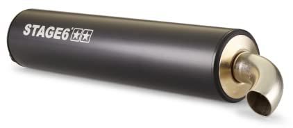 Endschalldämpfer Stage6 Pro Replica MK2 Schwarz