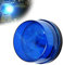 9V-12V LED Warnlicht, Blaues LED Blitzlicht Notfallalarm Warnsignal Blinklicht - ohne Ton (7,3 x 4,2 Cm)