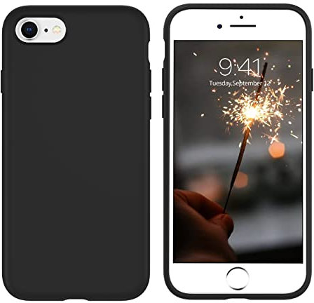 DUEDUE Coque pour iPhone 7/8/SE, Silicone Fine Housse de Protection Antichoc Légère TPU, Doublure Micro-Fibre Coque de Téléphone pour iPhone 7/8/SE 2020/2022 5G