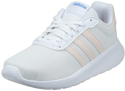 Adidas Damen Lite Racer 3.0 Shoes, Cloud White/Wonder Quartz/Blue Fusion, 40 EU