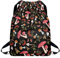 Kuiaobaty Personalisierte Tasche mit Kordelzug für Schule, Arbeit, Damen, Herren, Teenager, Schwimmtasche, Trainer-Tasche, Turn-Rucksack, Taschen, Rote Pilze