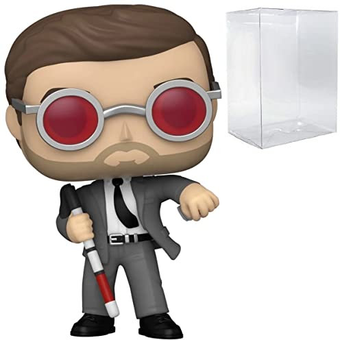 POP Marvel: Spider-Man: No Way Home - Matt Murdock (Daredevil) Funko Vinyl Figure (Bundled with Compatible Box Protector Case), Multicolor, 3.75 inches
