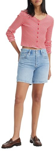 Levi's Women's 501 Mid Thigh ACTIV COLL SKYSTRETCH Woven Cargo Pant, Ojai Luxor Last Short, 26