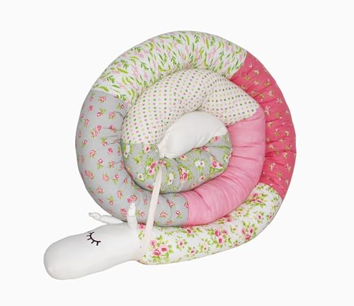 Bettschlange/Bettschnecke XXL (Motiv Elefant) Länge 250cm **personalisierbar**Seitenschläferkissen