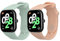 kwmobile 2X Sportarmband kompatibel mit Xiaomi Redmi Watch 4 / Watch 5 / Watch 5 eSIM Armband - Fitnesstracker Band Set aus TPU Silikon