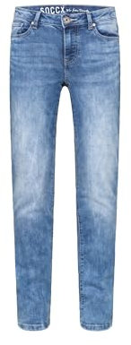 SOCCX Damen Jeans RO:My Regular Fit Light Blue 34 34