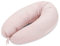 Totsy Baby Seitenschläferkissen 190 cm Komfortkissen - Schlafkissen mit Bezug Seitenschläfer Kissen Body Pillow Seitenschlafkissen mit Reißverschluss Schmutziges Rosa