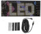 LED Plaque Lumineuse Camion Personnalisé 173 * 70mm, étanche IP65, Panneau de Voiture LED USB, Contrôle par Application Bluetooth, Motif de Texte personnalisé