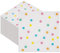 Servietten, 50 Stück Mehrfarbig Gepunktet Party Servietten Weiß 3-lagig Papier Servierten, Cocktail Serviette 33 x 33cm Papierservietten