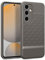 Caseology Parallax Coque arrière Compatible avec Samsung Galaxy S24 FE 5G [Conception Ergonomique 3D Hexa Cube] S24 FE Back Cover (TPU et PC | Ash Gray)