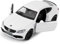 imtfzct 1/36 Mercedes-Benz C63 S AMG Spielzeugauto，Kinder Spielzeugauto mit Pull Back Funktion, sammelbares Modellauto aus Leichtmetall, Geburtstagsgeschenk für Jungen und Mädchen (weiß)