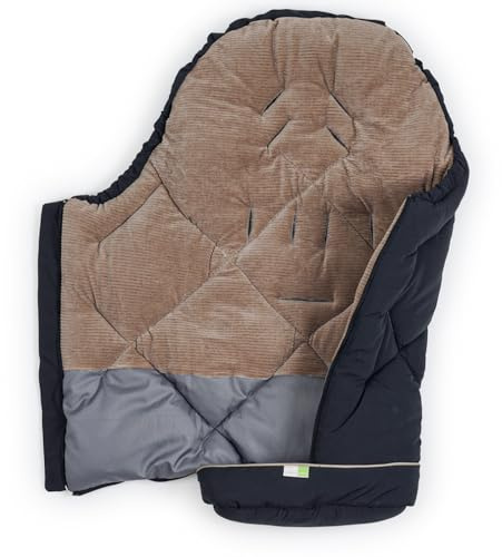 Liebes von priebes JENS Winter-Fußsack, 100cm | Universal für Kinderwagen & Buggy, Fußteil komplett abnehmbar, Mumienform, atmungsaktiv