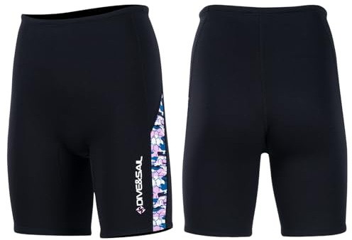 Pantalones cortos de neopreno, pantalones cortos de buceo de 2 mm para mujer, elásticos, resistentes a la abrasión y cálidos, ideales para buceo, esnórquel, kayak, SUP, surf y buceo libre, talla M