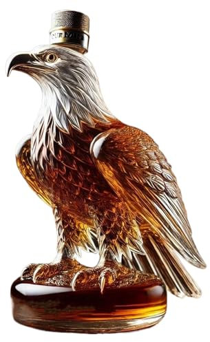 Eagle Whiskey Bottle, Whiskey Eagle Decanter, Funny Whiskey Eagle Bottle, Whiskey Glasses for Men, Eagle Whiskey Glass Decanter, Whiskey Eagle Decanter Gift for Whiskey Lovers,Bar Decoration
