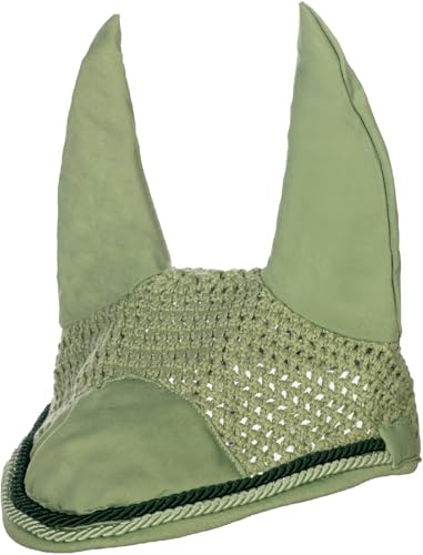 HKM Essentials Ear Bonnet Jade Green Cob