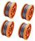 WUPEDI String Trimmer Spool Line, for Mac Allister MGTP18Li Grass Strimmer, 1.65mm Autofeed Spool and Line Replacement Spools Weed Eater Spools Line (8) Lawn Mower Spool(BLACK 4)