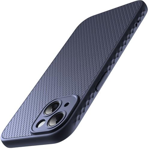 JETech Grip Case for iPhone 15, Dark Blue