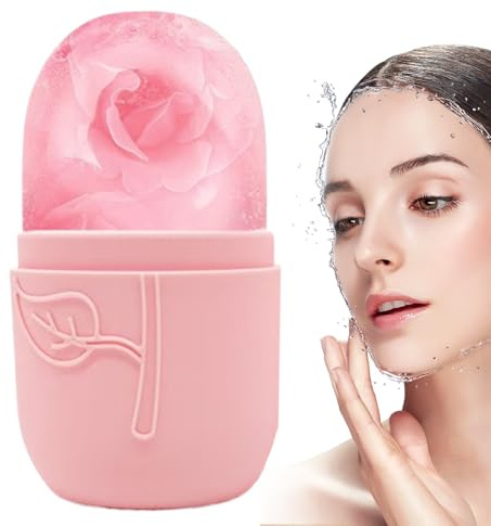 Rouleau à glace pour le visage | Massage à froid apaisant avec effet apaisant et rafraîchissant, rouleau à glace en silicone pour détendre et raffermir les muscles pour les soins de la peau