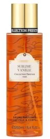 CP Prestige Duftspray Sublime Vanille, 250 ml, Tahiti-Vanille, Bergamotte & Moschus, Körper- & Haarspray Gourmande und Sinnlich, Unisex