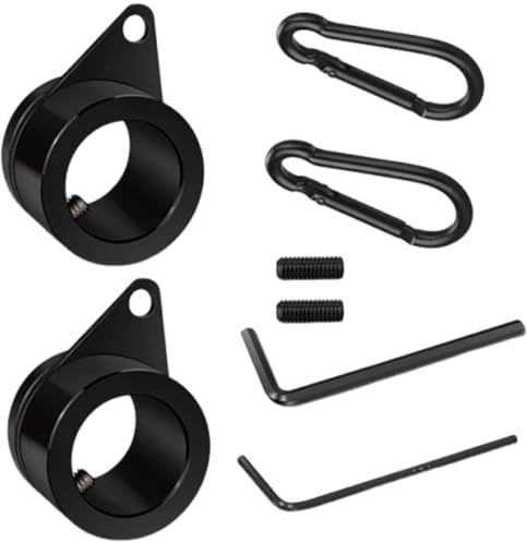 SXRQ 2Pieces Rotating Flag Poles Rings Aluminum Alloy Flagpole Spinner For 0.8-1.01Inch Flagpoles Adjusting Rustproof Design Flag Poles Rings