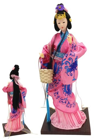 Kleine Puppen für Mädchen, China-Puppe Xi Shi, eine der vier großen Schönheiten, Porzellanpuppe in traditioneller chinesischer Kleidung, Sammelfiguren für Heimdekoration und kulturelle Präsentation
