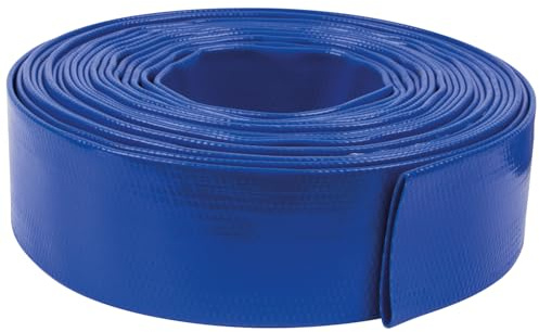 SIP 1.5 10m Layflat Delivery Hose, PVC Water Pump Discharge Hose for Irrigation & Drainage