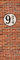 1art1 Ziegelstein-Mauern Poster Gleis Neundreiviertel Kunstdruck Bild 91x30 cm