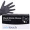 SafeTouch 50000253 Black Nitrile Gloves AQL 1.5, Size Large-Box of 100
