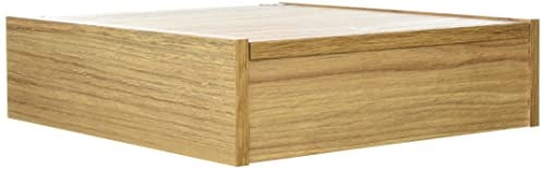 Albert de Thiers - Soporte para cubiertos con 4 compartimentos - Set doméstico para hasta 48 piezas - Efecto roble claro, 27,5 x 26 x 7 cm, 490326