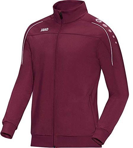 JAKO Herren Polyesterjacke Classico, Maroon, XL