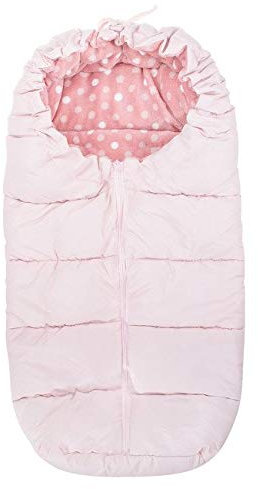 Best For Kids Fußsack Sweety Winterfußsack für Kinderwagen mit Antirutsch Material Super Qualität (Pink Punkte)