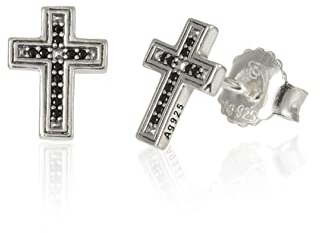 Thomas Sabo Damen Ohrringe Ohrstecker Kreuz 925 Sterling Silber H2112-643-11