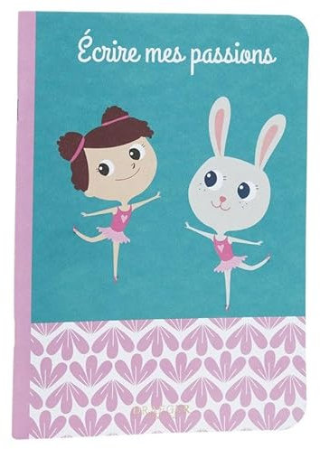 DRAEGER PARIS 1886 - Cahier Enfant Mignon et Écologique - Format A5-60 Pages Grands Carreaux (Séyès) - Papier Certifié FSC - Couverture Illustrée Animaux - Idée Cadeau Anniversaire