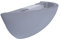 etc-shop Wandleuchte Beton Innen indirekte Beleuchtung Wand grau Wandlampe Deckenfluter Wandlampe indirektes Licht, aufwärts leuchtend, 1x LED 548lm 3000K, BxH 30x7,5 cm