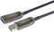 PremiumCord USB 3.0 Optical Extension Cable 10 m (AOC), Fibre Optic Cable, Data Cable SuperSpeed up to 5 Gbit/s, Charging Cable, USB 3.0 Type A Female to Male, 9Pin, Colour Black, Length 10 m