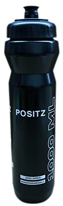 Positz Boost 1000 Bouteille d'eau pour vélo Noir 1 l