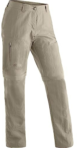 Maier Sports Nicole, Damen Wanderhose, Wasserabweisende Outdoorhose | Für Trekking und Hiking, Dryprotec für schnelles Trocknen, Zipp-off-Funktion, Perfekt für das ganze Jahr