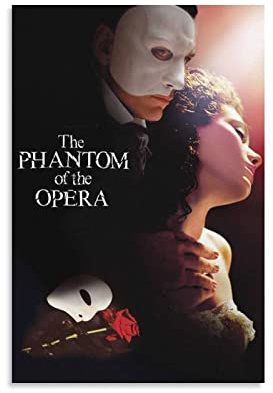 TSALF Leinwand Wandkunst Malerei Kein Rahmen Das Phantom der Oper Klassische Wandgeschenke für Zuhause Moderne dekorative Poster 30x50cm