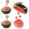 TKMARS Watermelon Slicer Cutter 304 Stainless Steel Melon Cube Slicer Fruit Cutting Quickly Safe Fruit Salad Cutter Tool Slicer Carving Tools