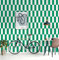 New Walls Retro Tapete 70er Jahre Vierecke Grün Weiß Vliestapete grafisches Muster leicht strukturiert & matt | 10,05 x 0,53 m