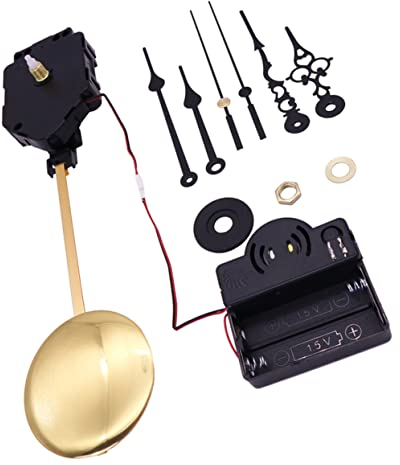 DOITOOL 1 Satz Glockenspiel Oszillierende Bewegung DIY-Uhr Trigger Uhr Bewegung DIY Wanduhr Bewegung Kit Pendel Musical Uhr Pendelaufhängungsfeder Der Uhr Uhrmotorwerk Metall Uhrwerk Quarz