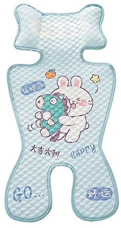 Kinderwagen Kühlmatte,Atmungsaktive Sommer Sitzeinlage,Sitzauflage Kinderwagen Sommer,Baby Sitzauflage Sommer,gegen Schwitzen und Schützt den Sitzbezug vor Flecken für Buggy, Kindersitz,Babyschale