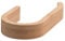 GEDY | Porta Carta Igienica Himalaya Bamboo Naturale, Porta Rotolo Fissabile con Viti Incluse, 2,5x16,8x8cm